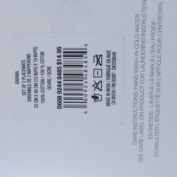 Cotton Placemats (Set of 2) - Picture 7 of 8